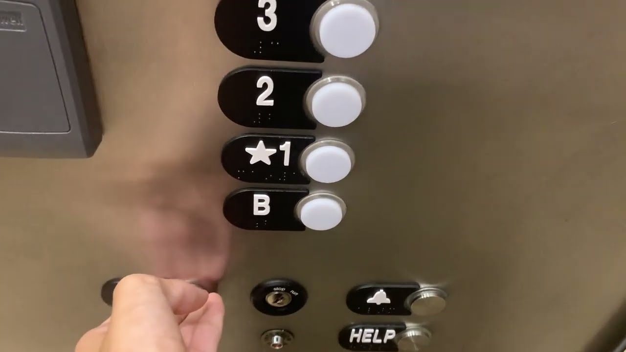 Locked Off OTIS Gen2 Traction Elevators Avalon Apartments Walnut