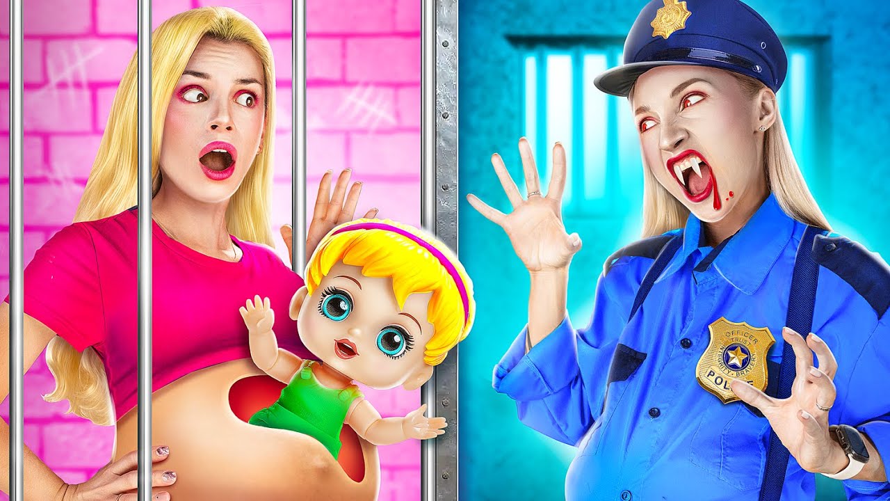 Schwangerer Vampir vs Schwangere Barbie im Knast! Wie man ein Vampir wird