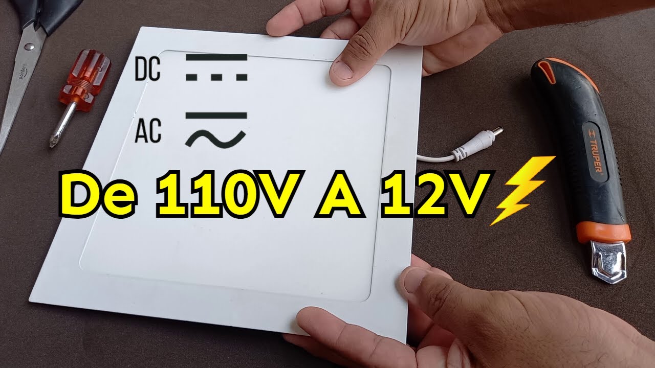 How to pass Led Lamp From 110V To 12V - Alternating Current VS Direct  Current 