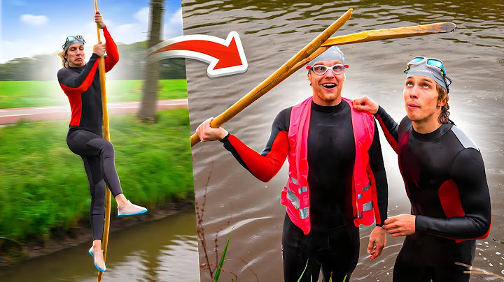 NATHAN EN ENZO GAAN SLOOTJE SPRINGEN 😂😂 #3722