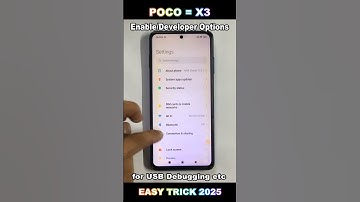 POCO X3 OEM /Unlocking Enable /Developer Show 2025 🥰 Activate Developer Mode 2025 #smartphone
