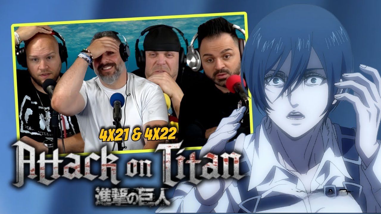 First time watching Attack on Titan reaction episodes 4x21 & 4x22 (SUB)