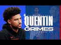 Quentin grimes end of season press conference  pistons tv