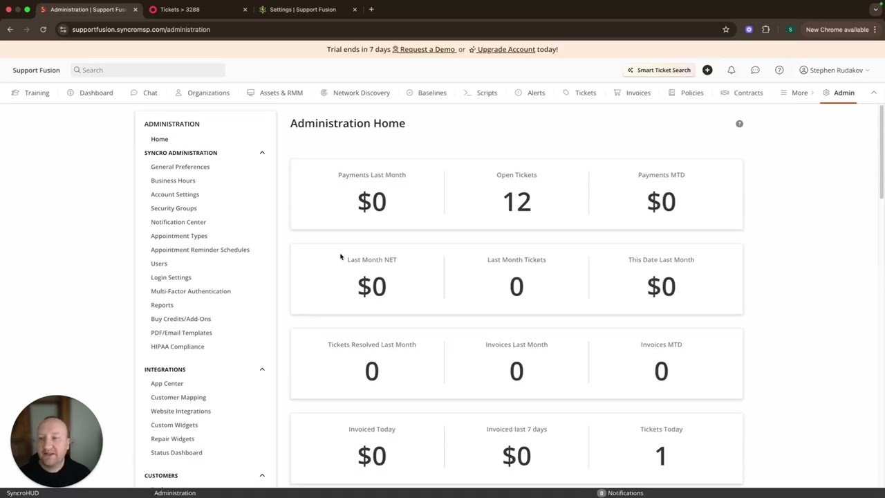 Setting up your Syncro API connection
