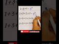 Sum of Odd Numbers = Perfect Square | Math Trick