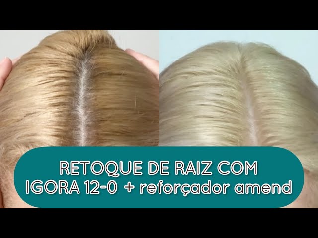 COMO EU RETOCO MINHA RAIZ - retoque de raiz com Igora 9.7 + 12.0 