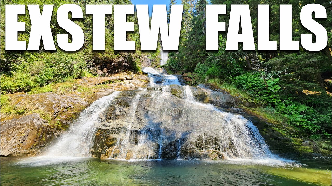 Exstew Falls Terrace BC | Scenic Waterfall at Kitsumkaylum - YouTube