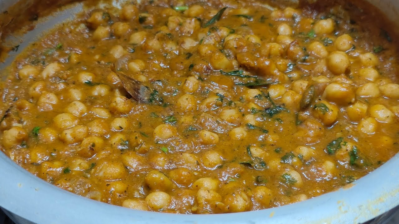 Shanagala kura | easy chole curry recipe 🍛