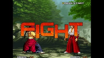 SVC Chaos - SNK vs. Capcom (Neo Geo AES) | Genjuro Kibagami Playthrough p.1