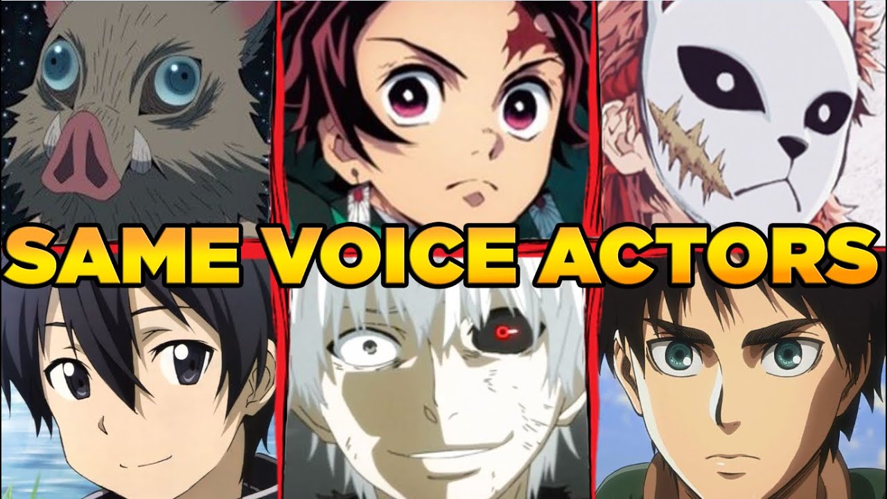 Demon Slayer Kimetsu no Yaiba All Characters Japanese Dub Voice Actors  Seiyuu Same Anime Characters 