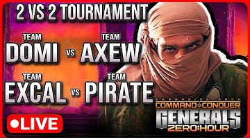 $500 2vs2 Tournament: Return of the Fallen [Team Domi & Team ExCaL] | C&C Generals Zero Hour