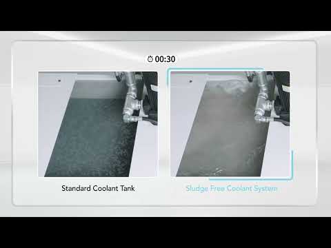 절삭유 자동 칩 분리 옵션 | Sludge-Free Coolant