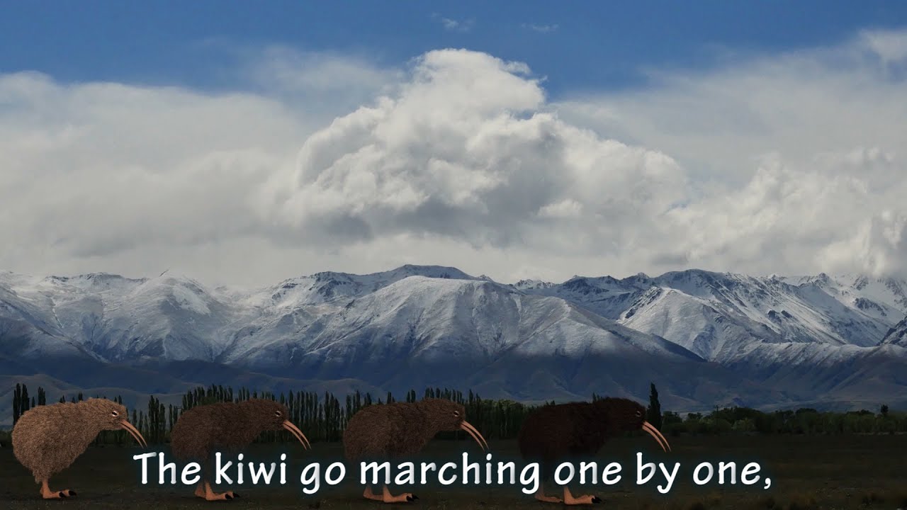 The Kiwi Go Marching One By One - Lyric Video