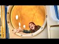 Brother and Sister play at the PLAYGROUND - Leo and K