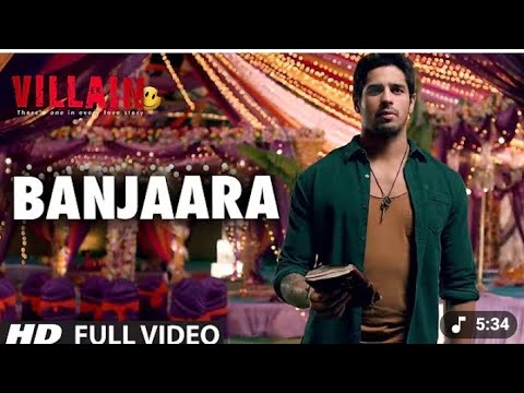 Banjaara Full Video Song | Ek Villain |Shraddha Kapoor, Siddharth Malhotra