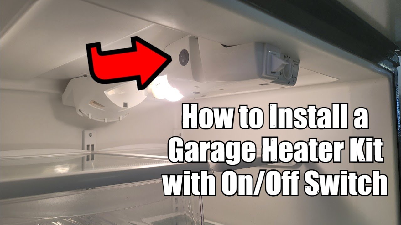 Garage Fridge Heater Kit Question : r/Appliances