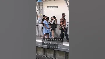 Paris Pickpocket Girl Gang Waiting For Victims OhmyParis2024 