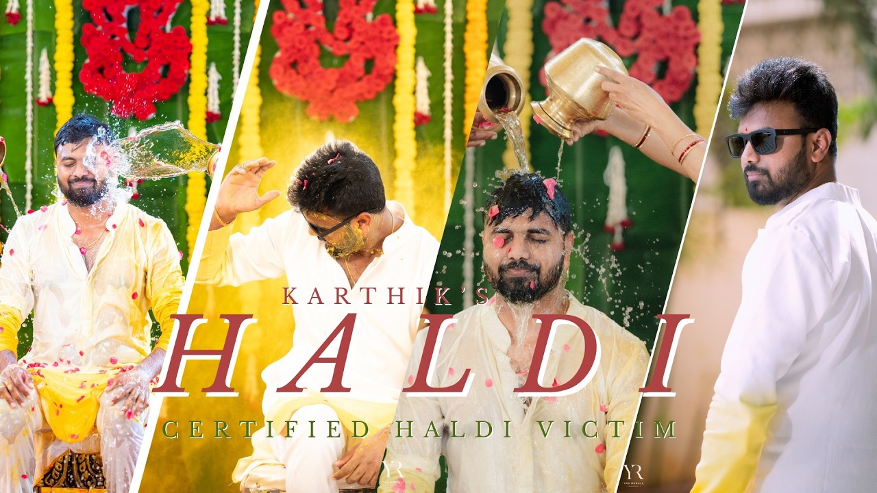 Karthik's Haldi Ceremony | 4k | New Groom's Haldi teaser 2026| Telugu Haldi