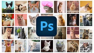 How to Create Photo Collage with Hundreds of Photos in Just Few Clicks - Adobe Photoshop Tutorial screenshot 1