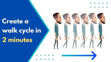 How to animate a walk cycle? [The easiest walk cycle tutorial for Beginners!]