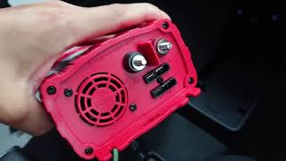 車載インバーター500Ｗで家庭用電子レンジ使えるかためしてみた
