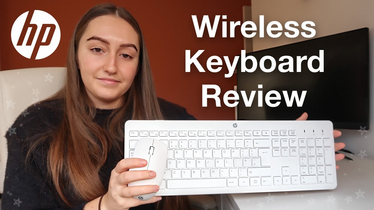 NEW HP 230 Wireless keyboard & mouse set in white review 2023 - YouTube