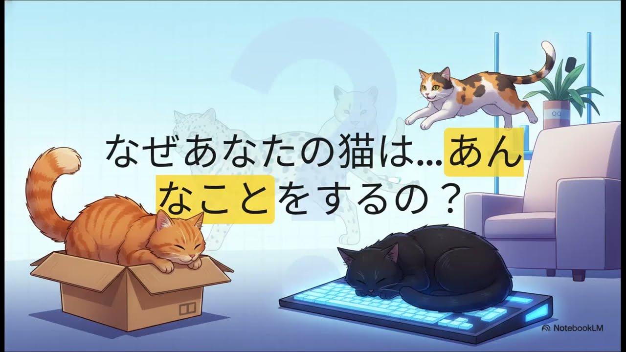あなたの猫の心の中：取扱説明書