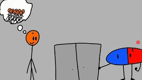 Short paper animation: bouncy mouncy gets a cloning machine