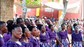 kwaya mt.sesilia parokia teule ya kagunga,hitimisho la kongamano la ekaristi takatifu