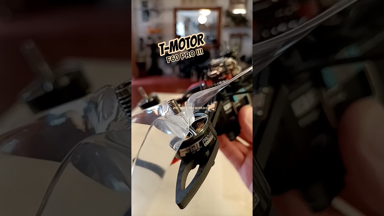 T-MOTOR F60 PRO III FPV MOTORS 2500KV FULL POWER TEST 