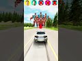 Wait For CR7 Giant Legs Surprise! 😂🚗 Ronaldo Players Challenge Kids Animation #Shorts
