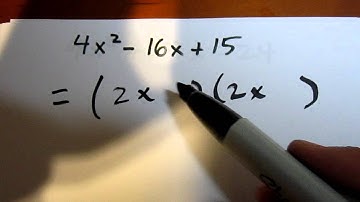 Difficult Trinomial Factoring Using Trial and Error (Example 3)