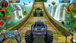 Испытание на мега-трамплине! 🤯 Супер безумные трюки на монстр-траках GT | Геймплей на Android 2026 screenshot 2