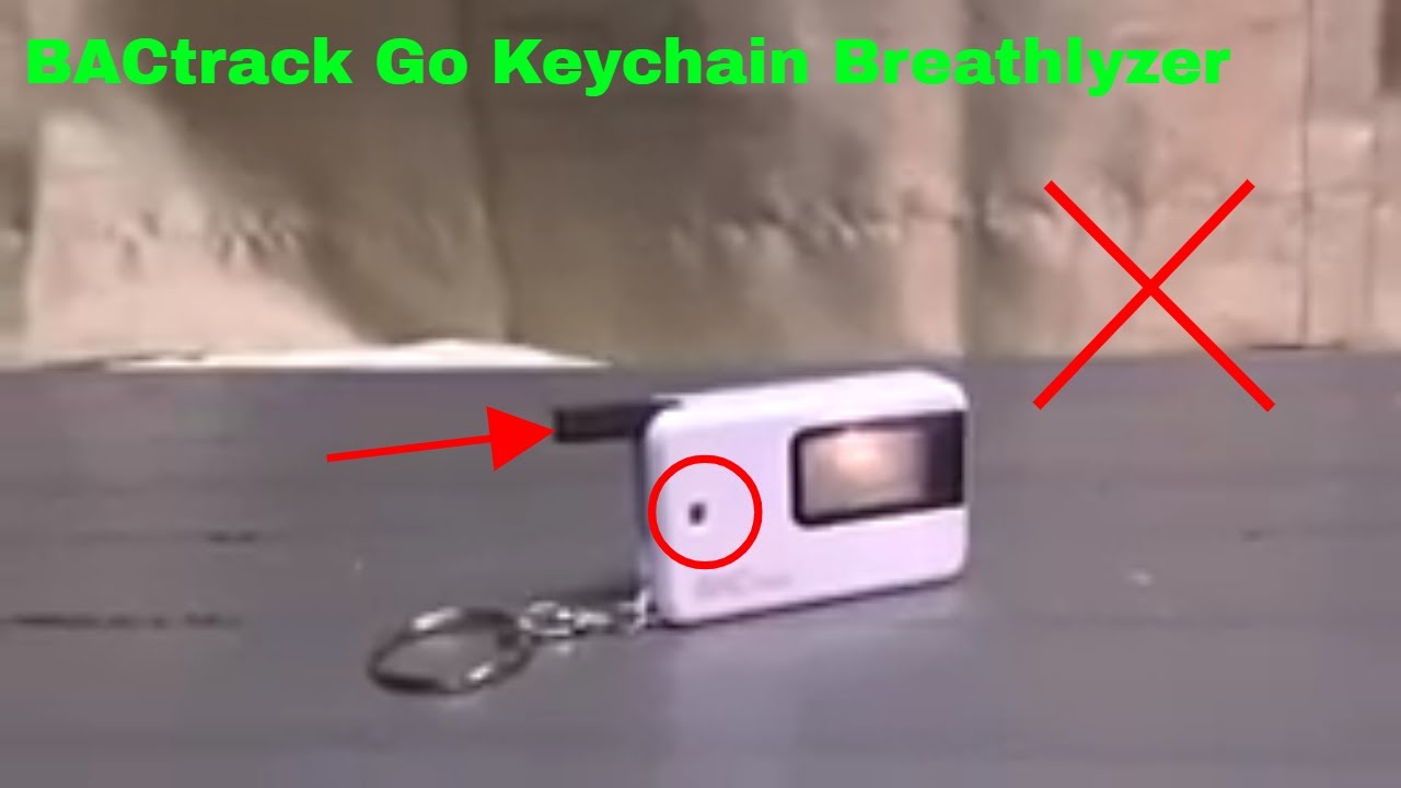 How To Use BACtrack Go Keychain Breathalyzer Review YouTube