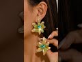 Bohemian Floral Dangle Earrings#BohemianEarrings #fashion