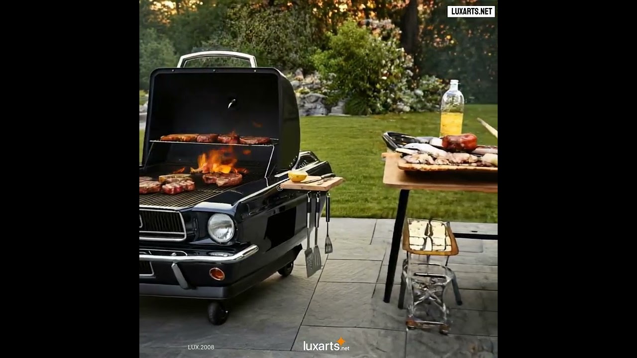 2008 Mustang BBQ Grill | Creative, Muscle-Car Inspired Design for BBQ Enthusiasts