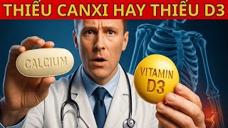 Calcium deficiency or vitamin D3 deficiency? 90% of people are misunderstanding