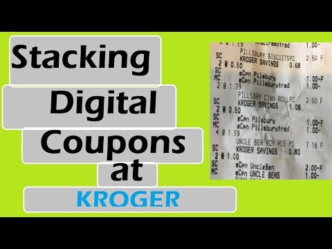 Stacking DIGITAL Coupons at Kroger!!!