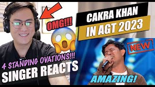 Cakra Khan - No Woman No Cry [Americas Got Talent 2023] | SINGER REACTION