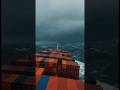 Massive Ocean Waves Hit Cargo Ship 🌊 Rough Sea Impact #shorts #explore #trending #atlanticocean