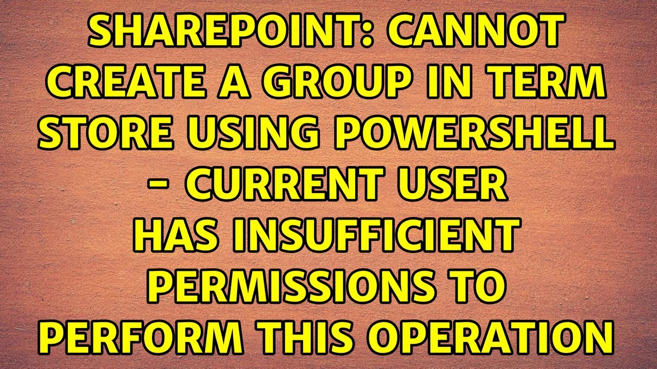 Cannot create a group in term store using powershell current user has