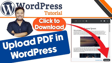 How To Upload PDF File In WordPress | How To Add A Downloadable PDF File To WordPress