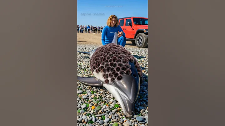 Marine Biologist saves a Dolphin 🐬 From Urchin Infesta #wildlife #animals #humanity thumbnail