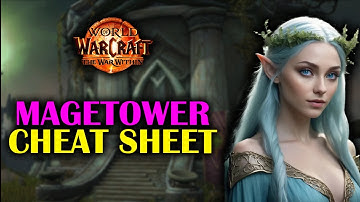 Magetower Cheat Sheet | Guide | The War Within 11.0.7