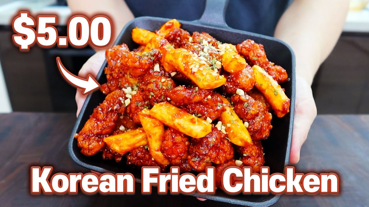 Easy $5 Korean Fried Chicken l Save Your Money