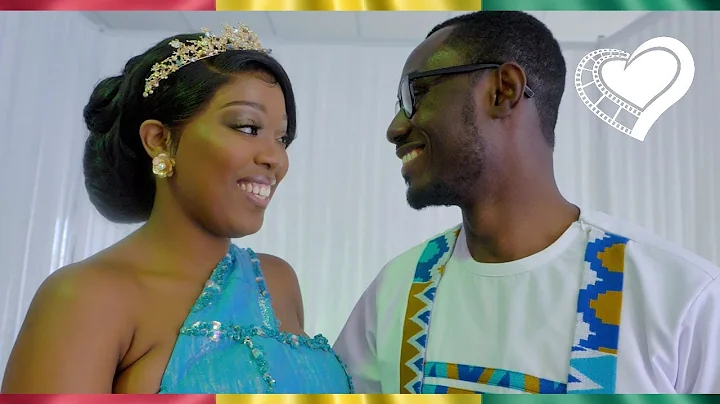 Patrick & Vanessa beautiful Ghanaian traditional w...