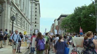 Demonstrators Converge On Downtown Baltimore To Protest Border Policies