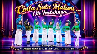 Cinta Satu Malam ... Oh Indahnya Line dance Anggia Ridjal (INA) & Sally (INA)