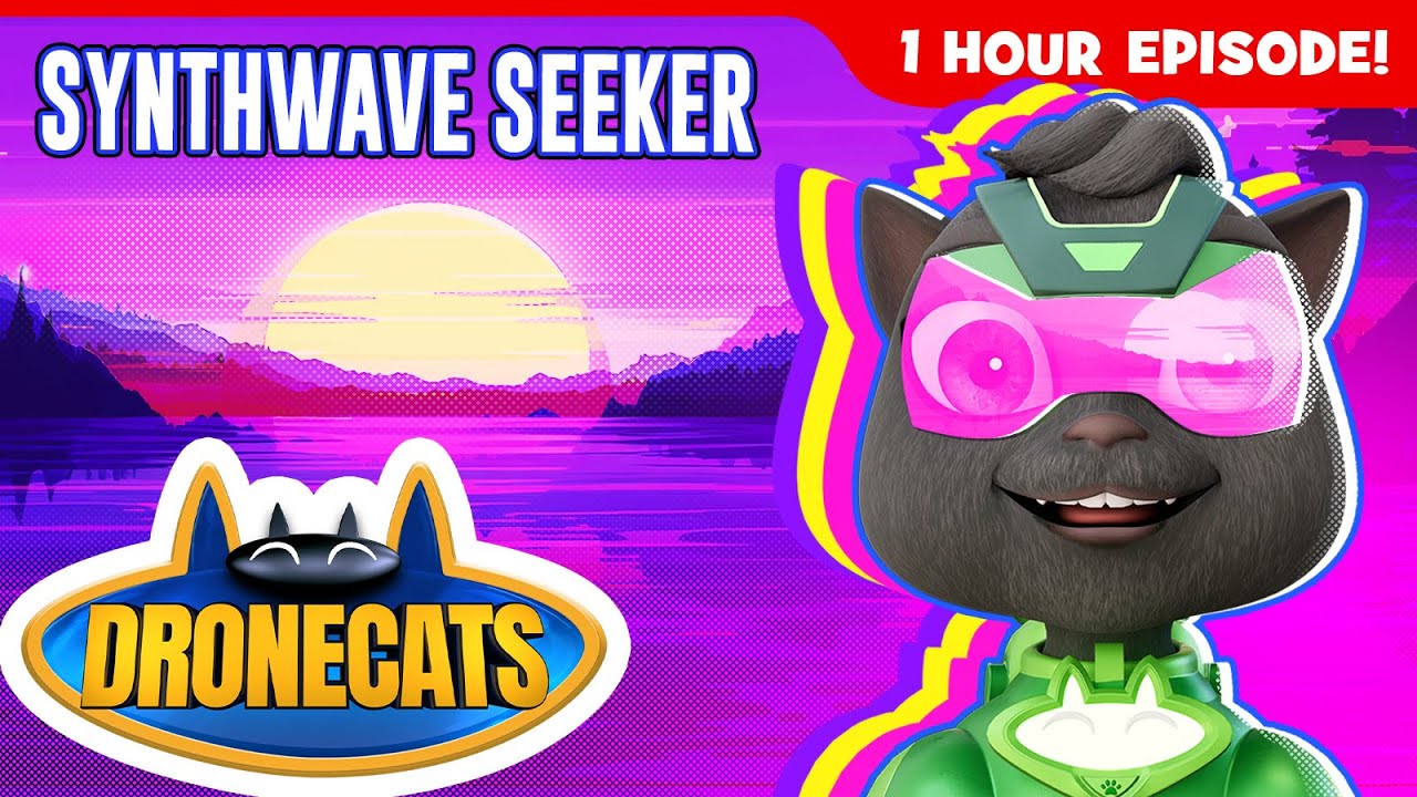 🕰️ DRONECATS: 1 HOUR LONG! 😸 | Superhero Cartoon | 18