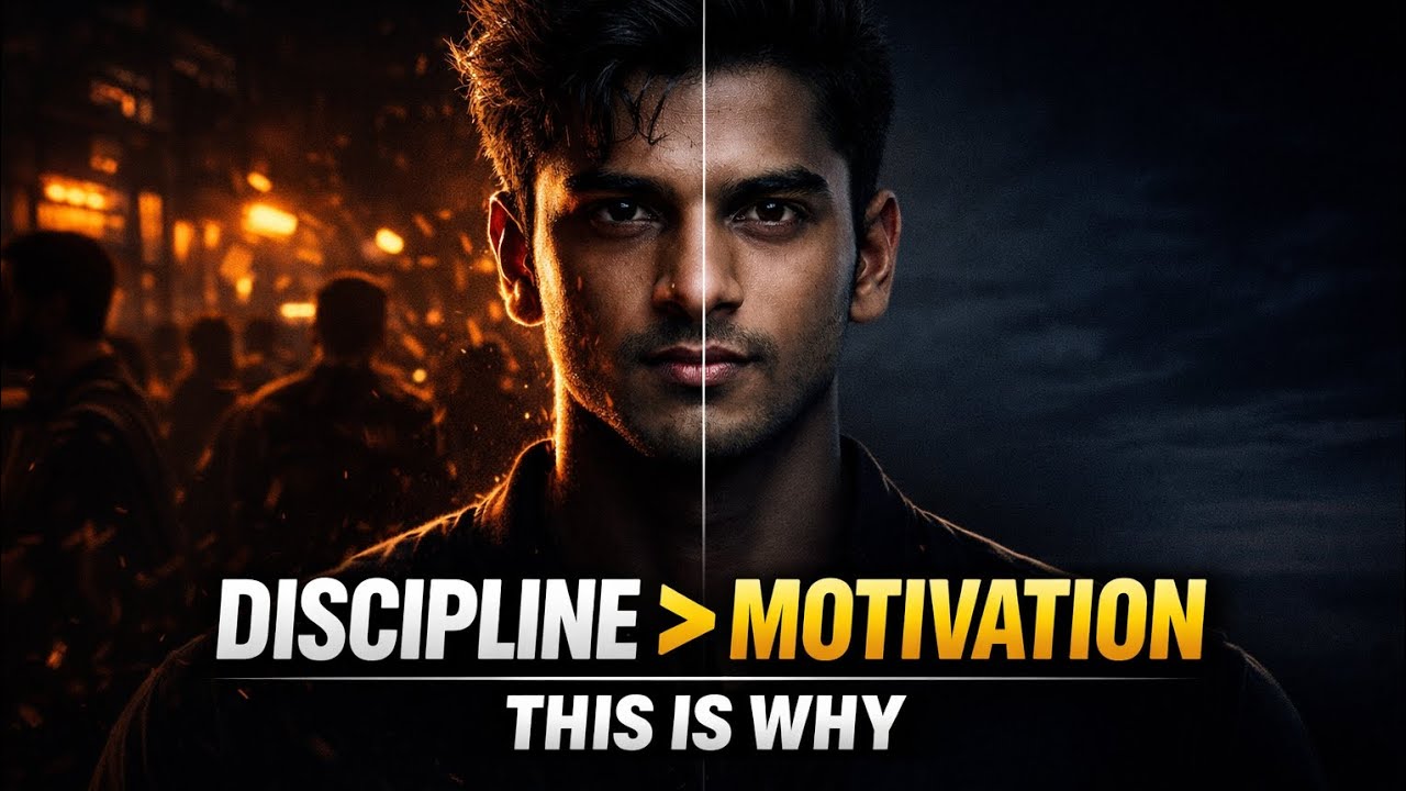 WHY DISCIPLINE BEATS MOTIVATION EVERY TIME ? Motivation Nahi, Discipline Hi Zindagi Badalta Hai |